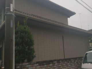 栃木市　Ｏ様邸　外壁・熱交換屋根塗装工事全体施工前