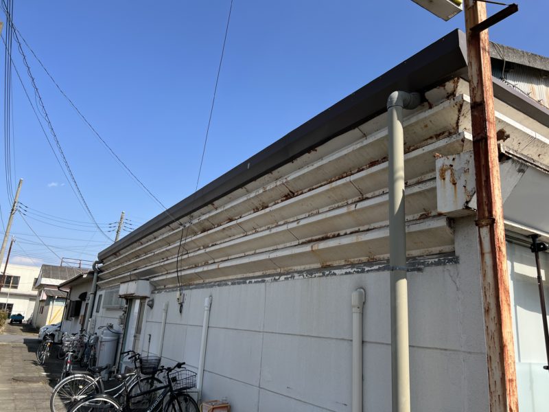 栃木市ｉ様工場の外壁